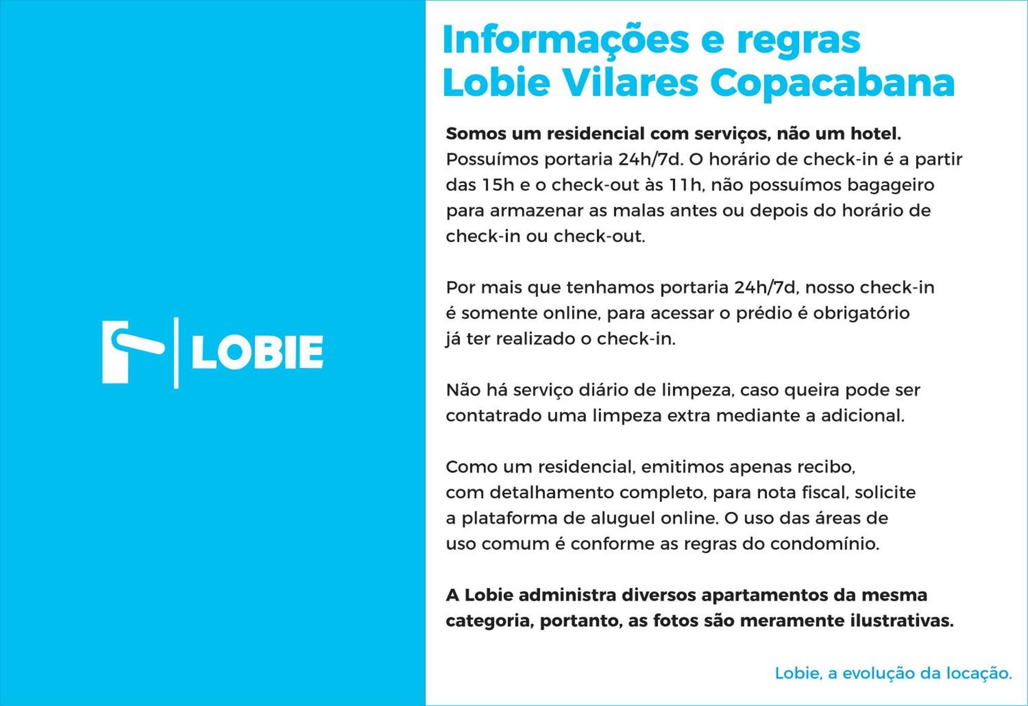 Lobie Vilares Copacabana 公寓 里约热内卢